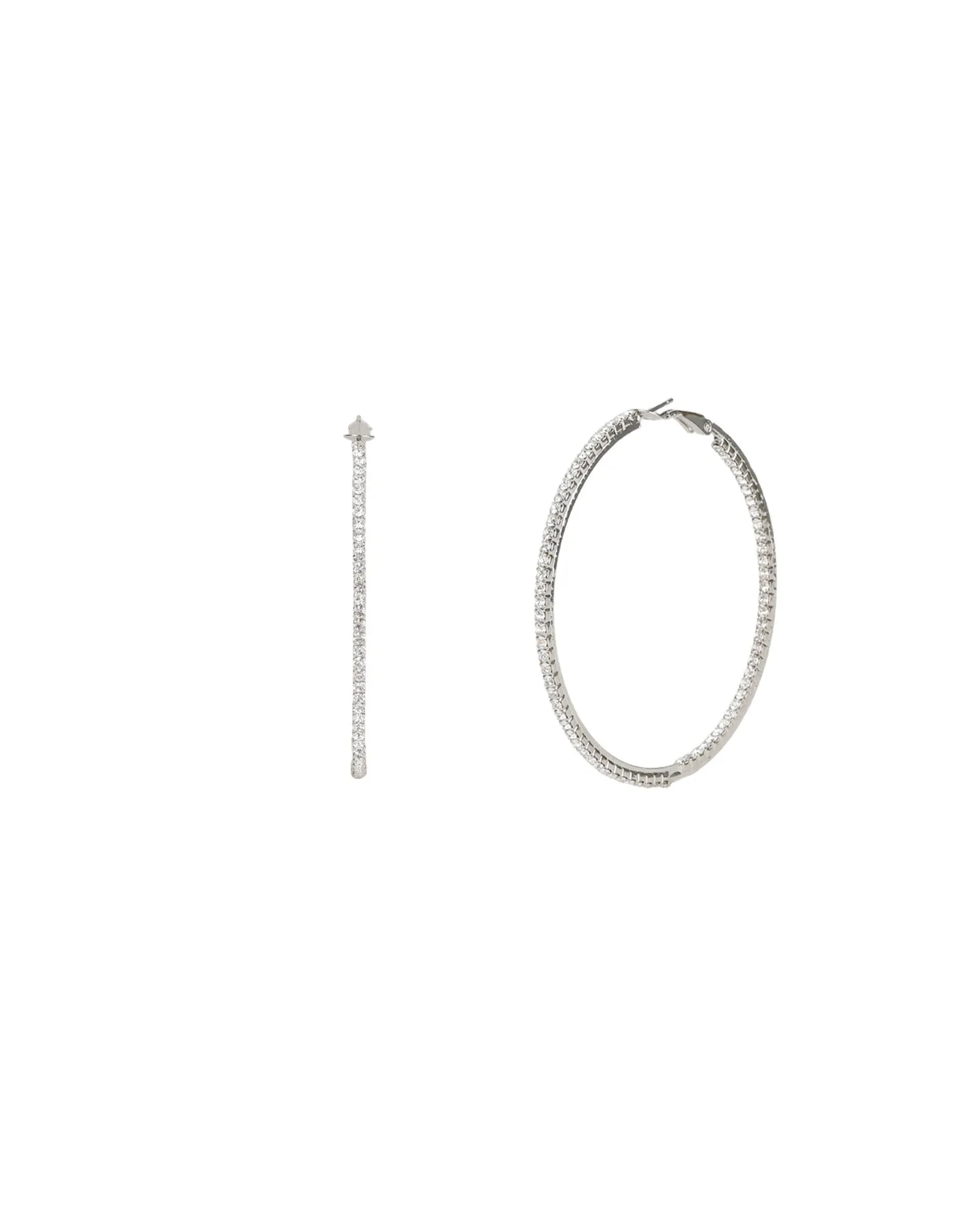 Double Vision Hoops | 60mm sold by Blue Ruby