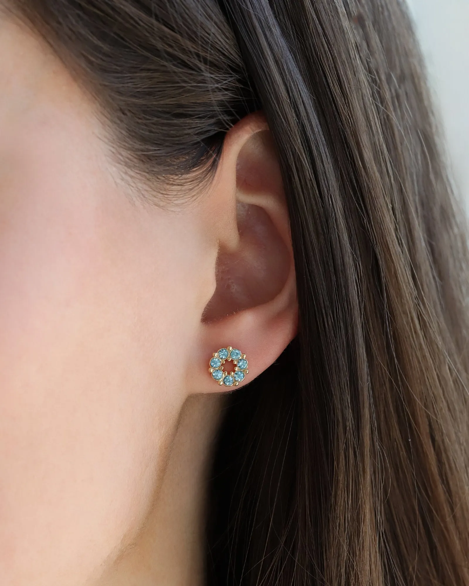 Circle Crystal Studs sold by Blue Ruby product image thumbnail 2