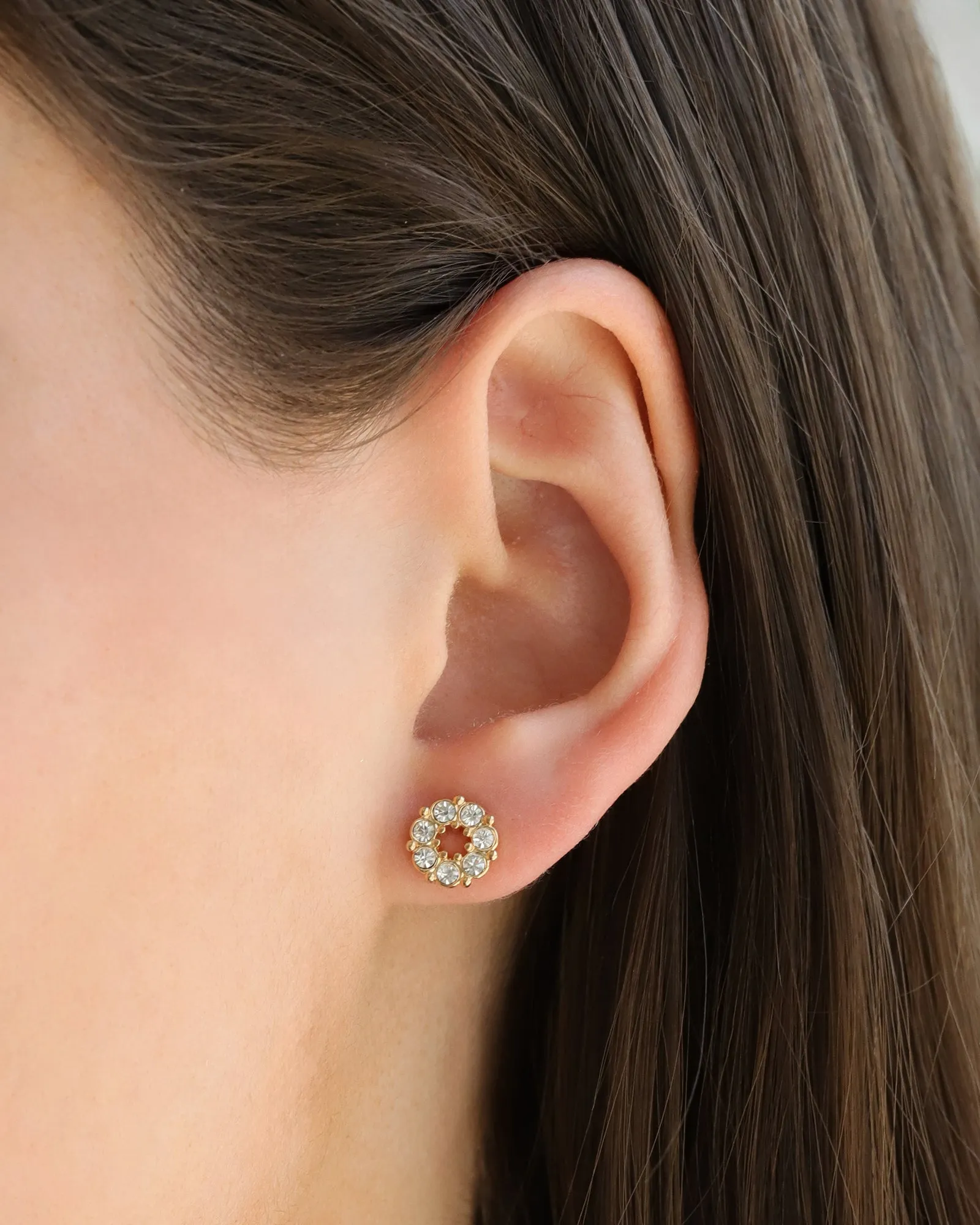 Circle Crystal Studs sold by Blue Ruby product image thumbnail 2