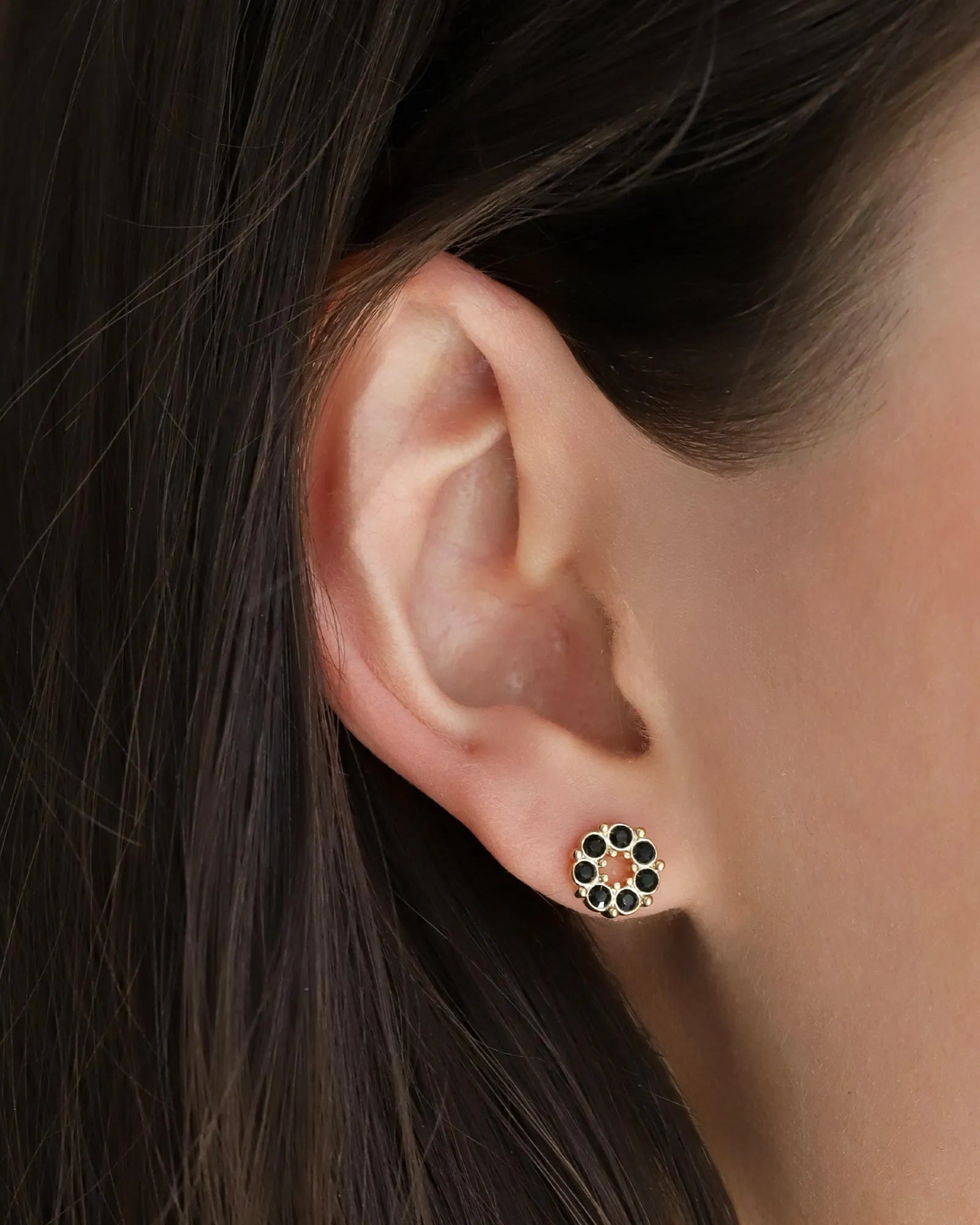 Circle Crystal Studs sold by Blue Ruby product image thumbnail 2