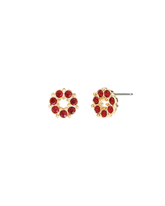 Circle Crystal Studs sold by Blue Ruby