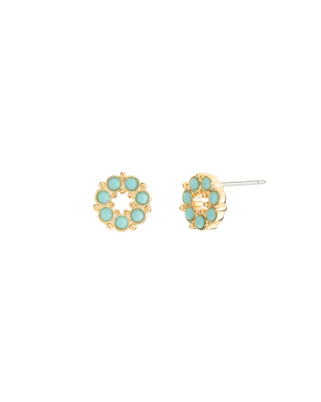 Circle Crystal Studs sold by Blue Ruby