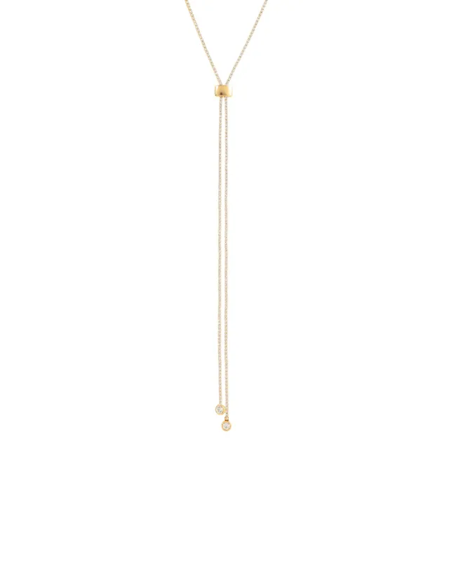 1 Row Crystal Slider Lariat sold by Blue Ruby
