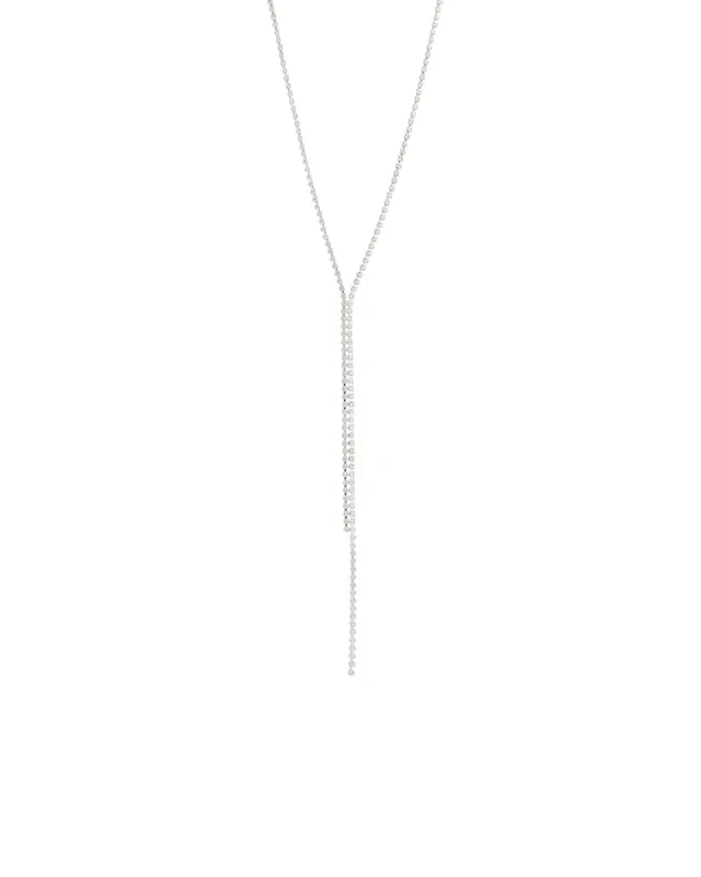 Bezel Crystal Lariat sold by Blue Ruby