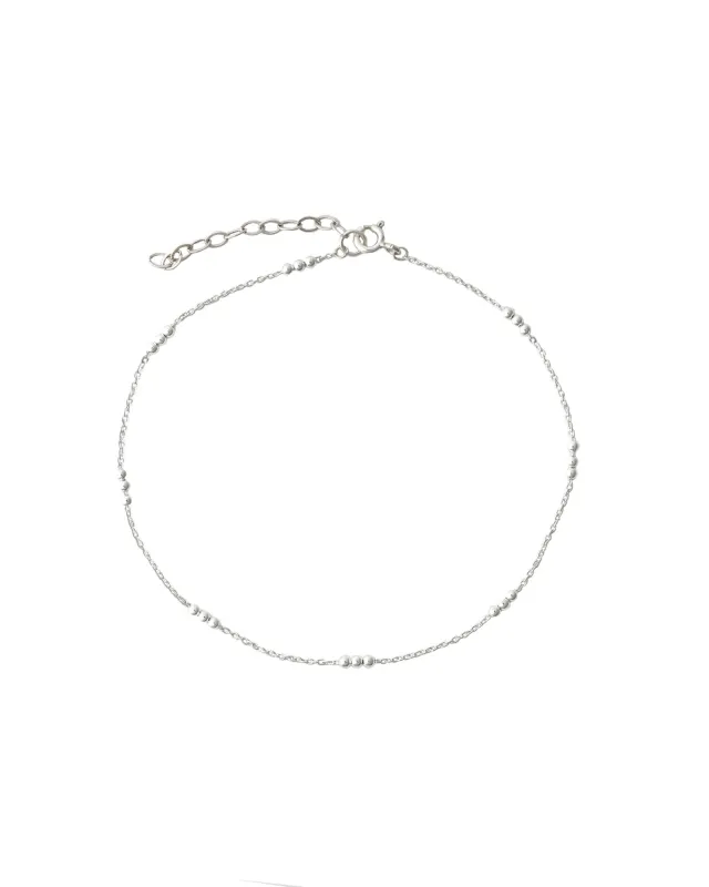 3 Bead Station Anklet sold by Blue Ruby