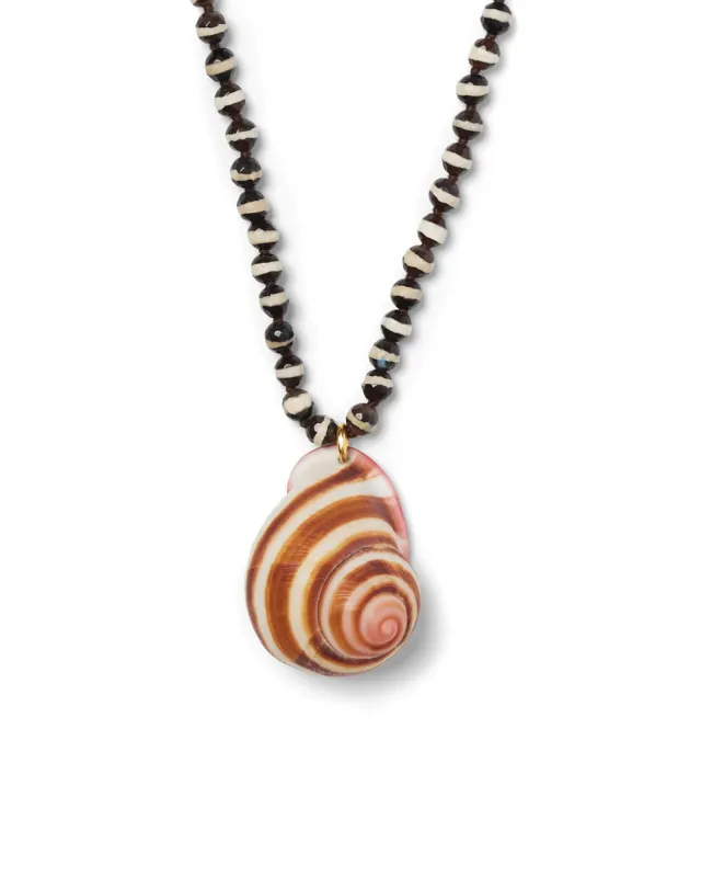 Shell Drop Beaded Necklace sold by Blue Ruby