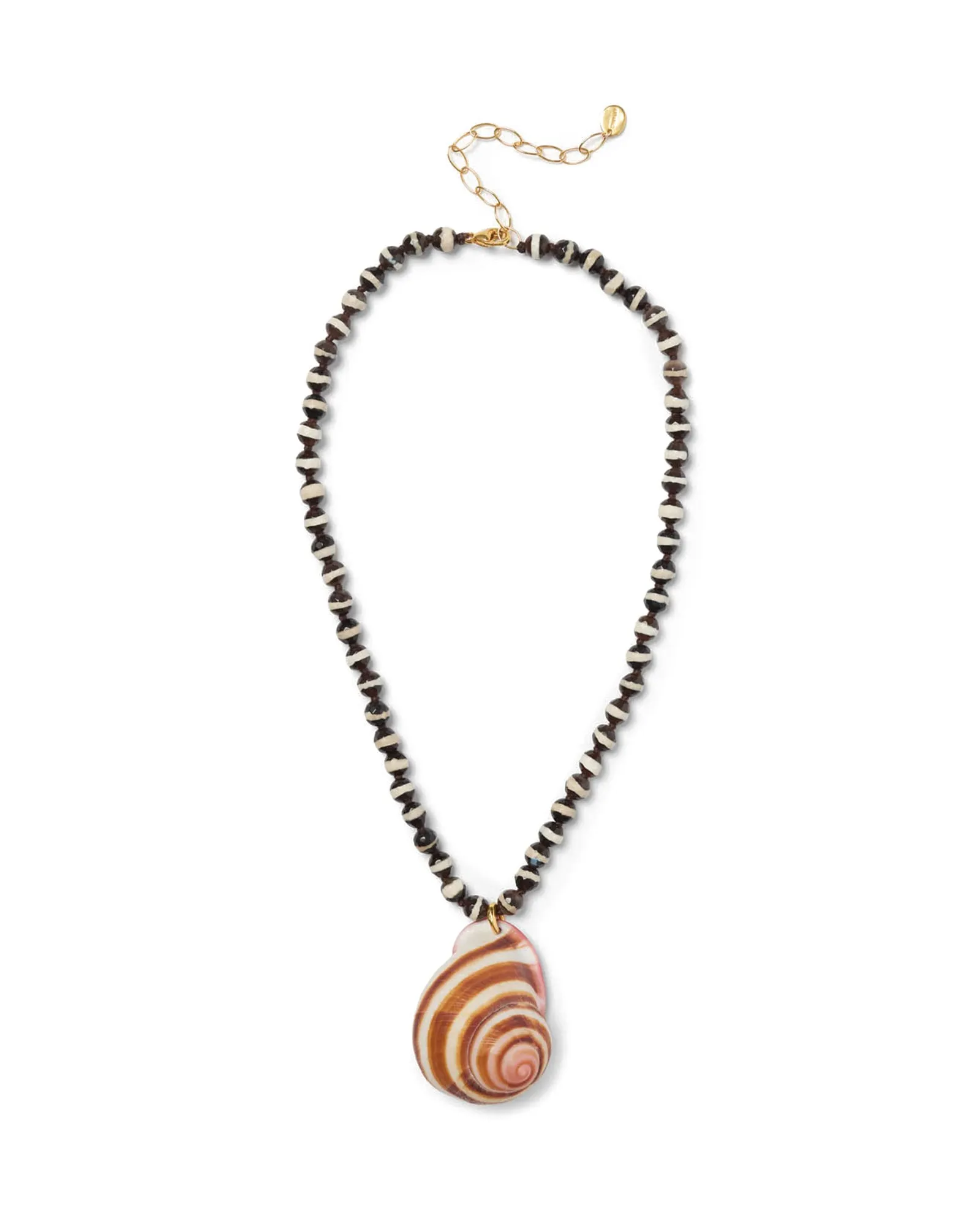 Shell Drop Beaded Necklace sold by Blue Ruby product image thumbnail 2