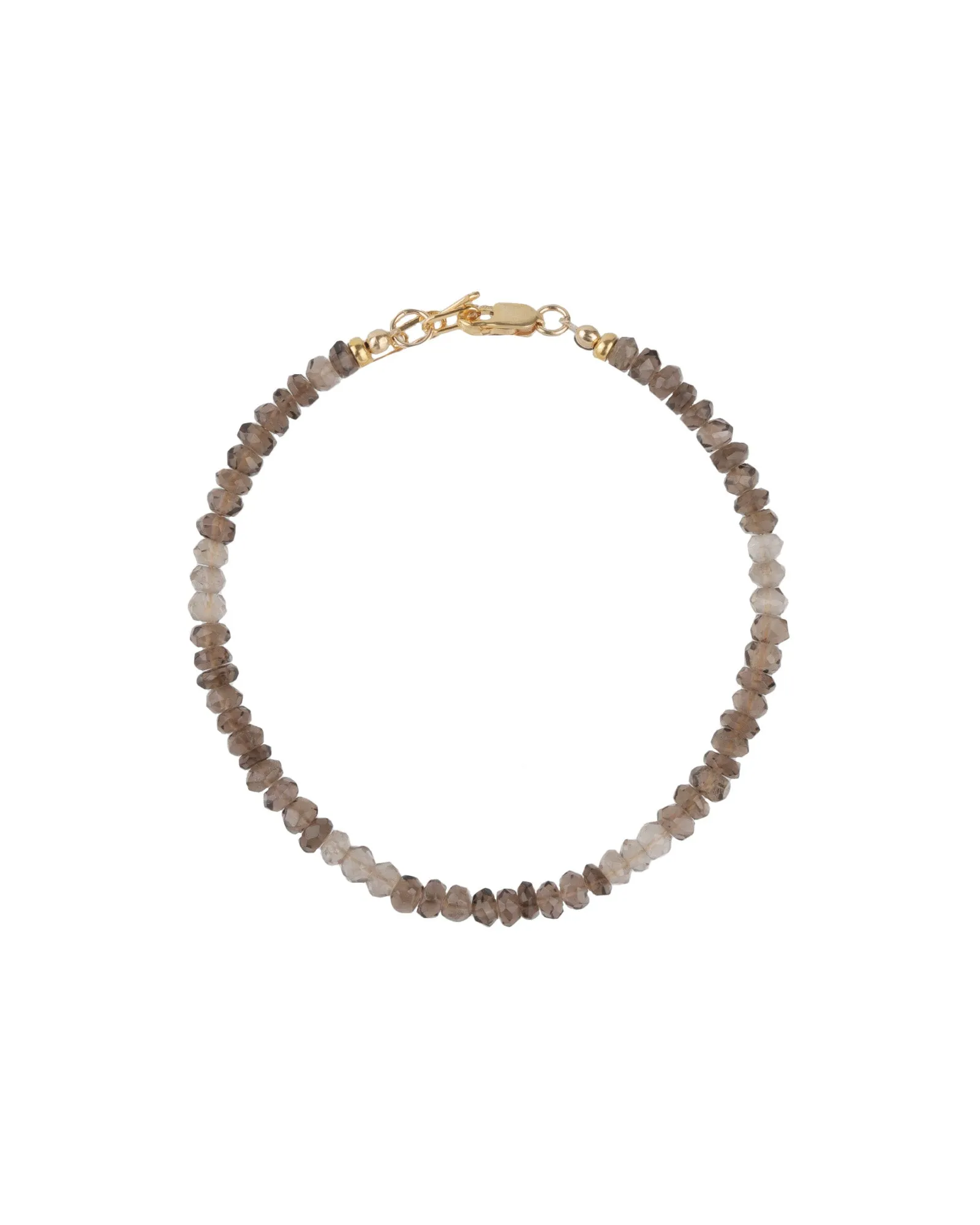Smoky Quartz Beaded Bracelet | 3mm - 4mm sold by Blue Ruby