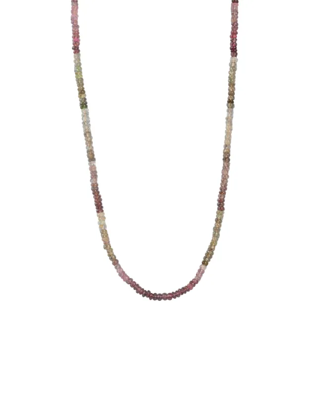 Spinel Mix Beaded Necklace | 3.5mm sold by Blue Ruby