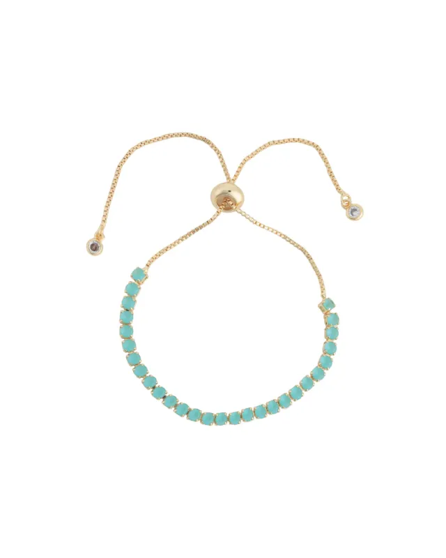Round CZ Pull Bracelet sold by Blue Ruby