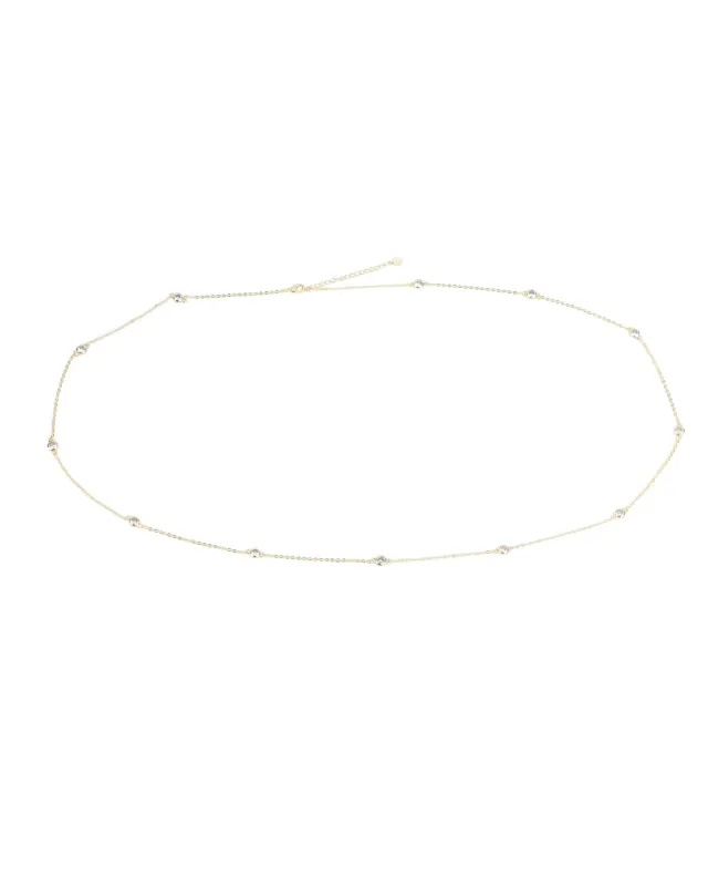 CZ Station Belly Chain sold by Blue Ruby