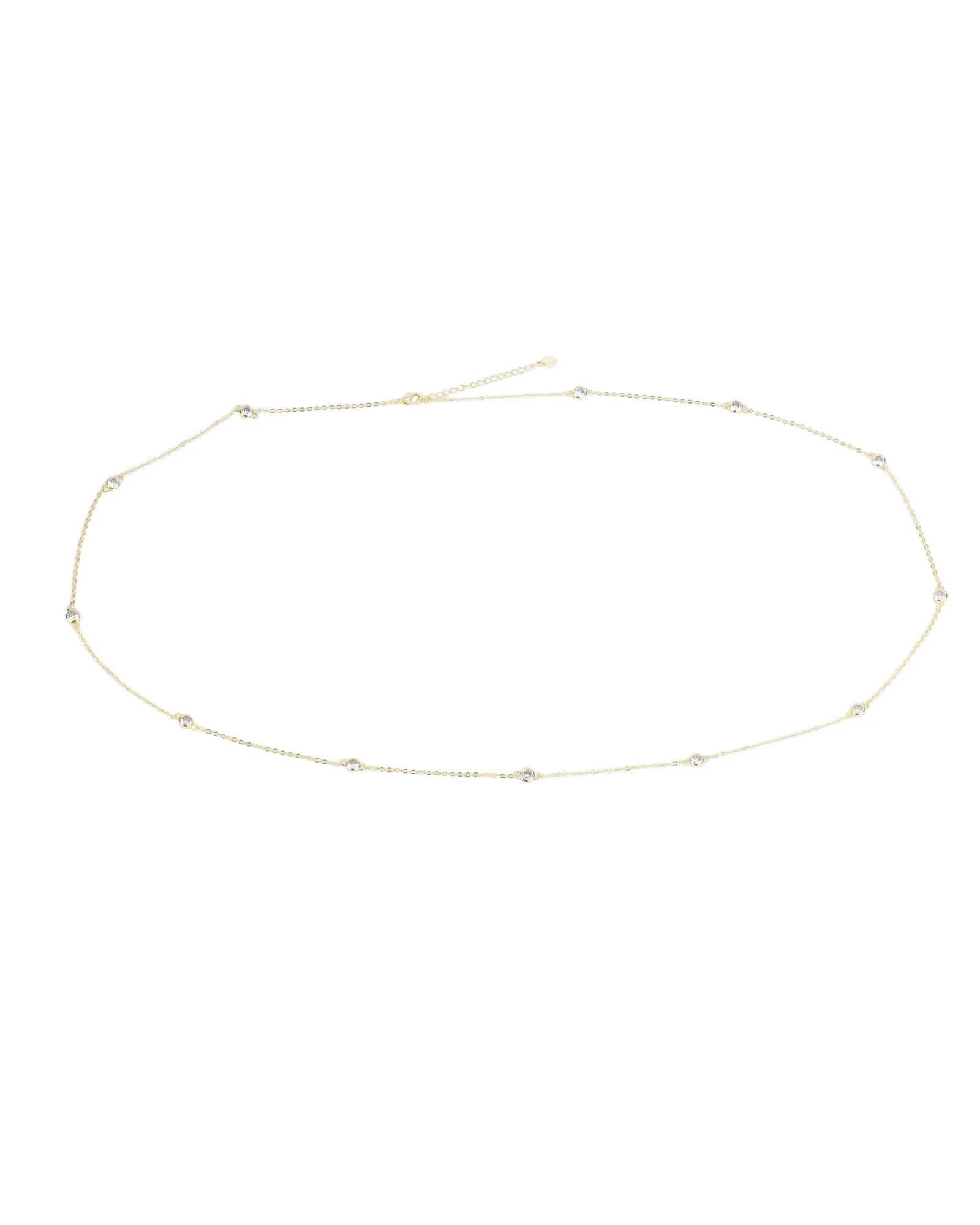 CZ Station Belly Chain sold by Blue Ruby