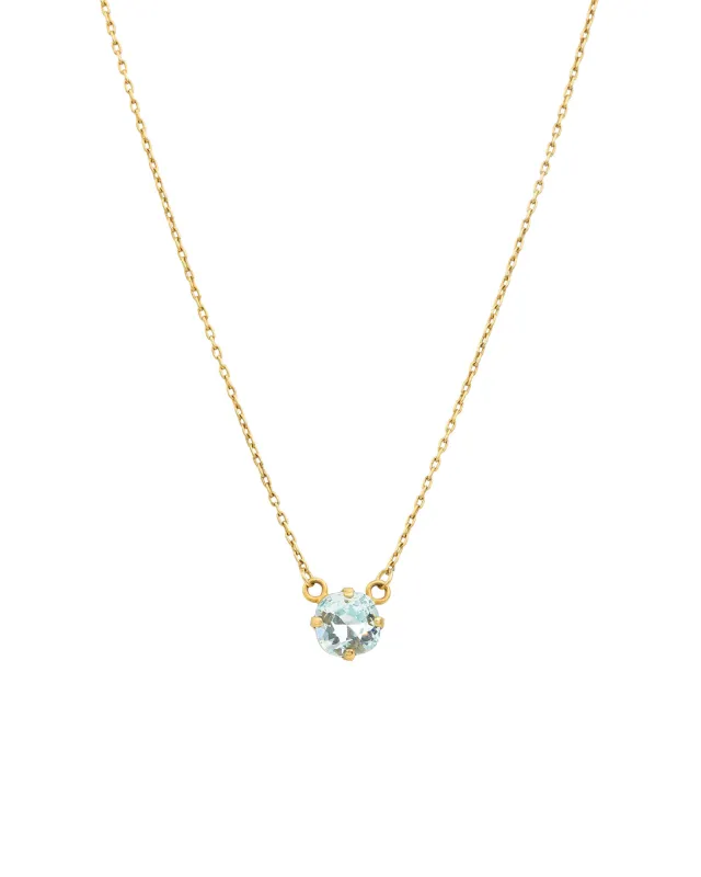 Round Crystal Necklace sold by Blue Ruby