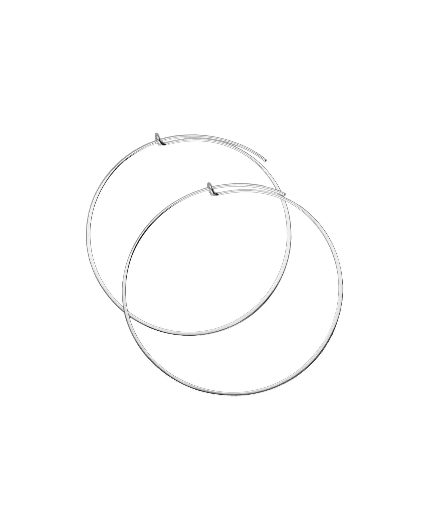 Flat Hoops | 55mm sold by Blue Ruby