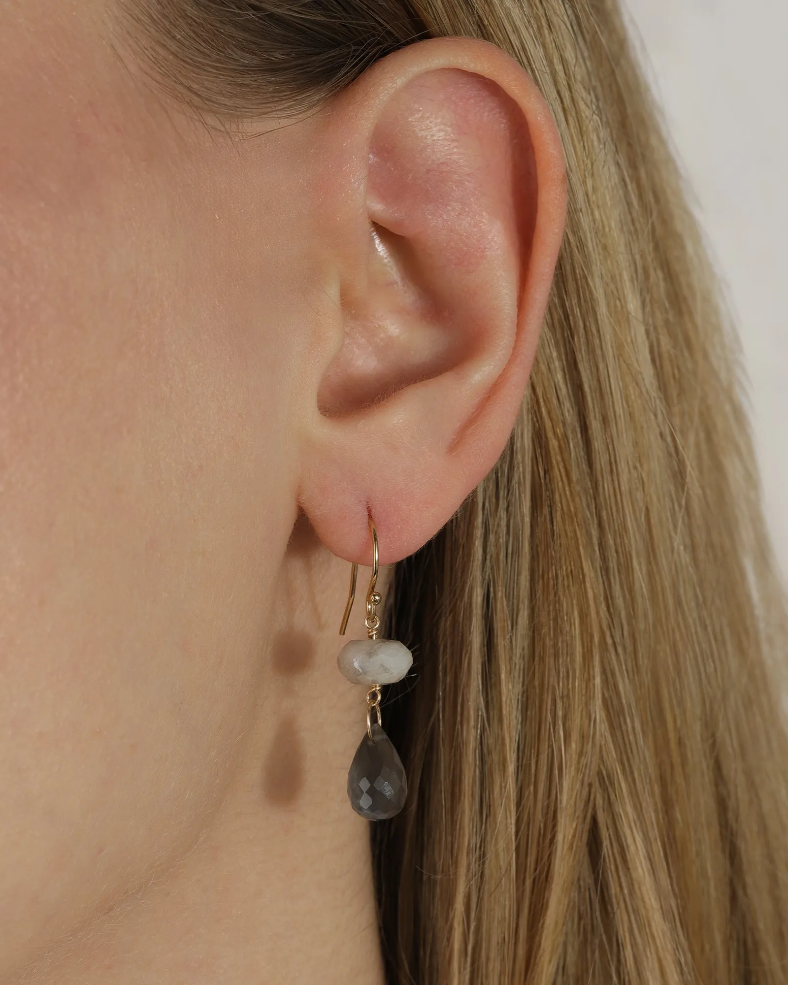 Two Stone Teardrop Hooks sold by Blue Ruby product image thumbnail 2