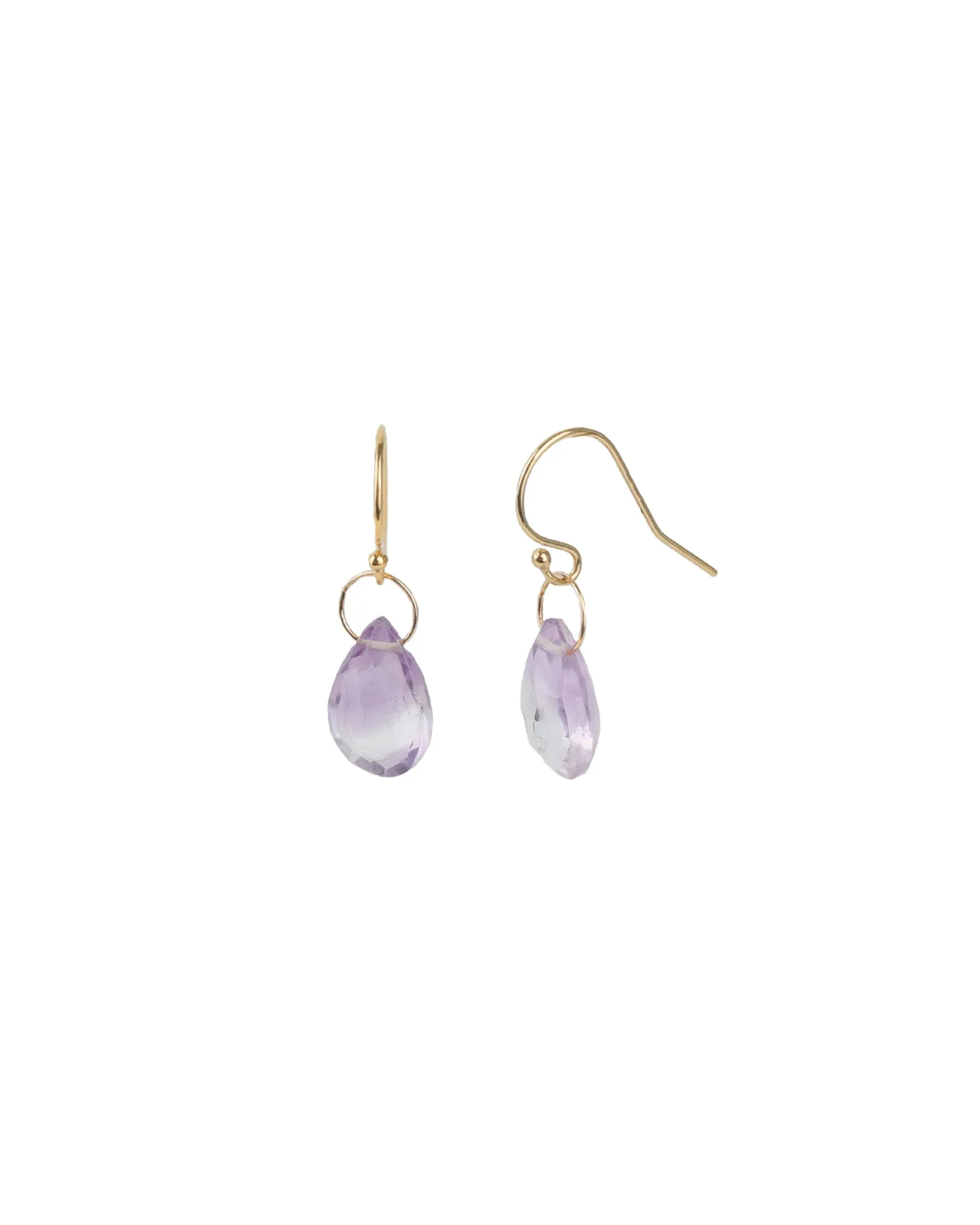 Pear Floating Amethyst Hooks sold by Blue Ruby