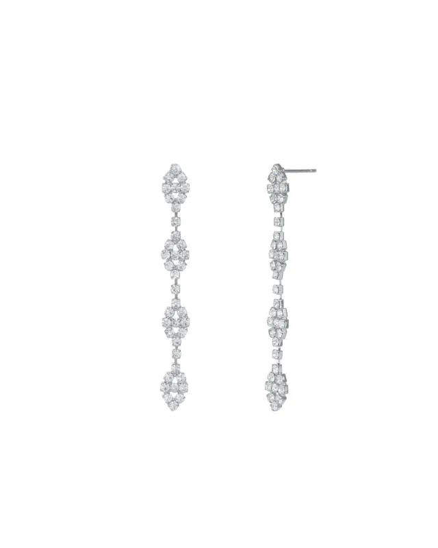 Crystal Marquise Cluster Drop Earrings sold by Blue Ruby