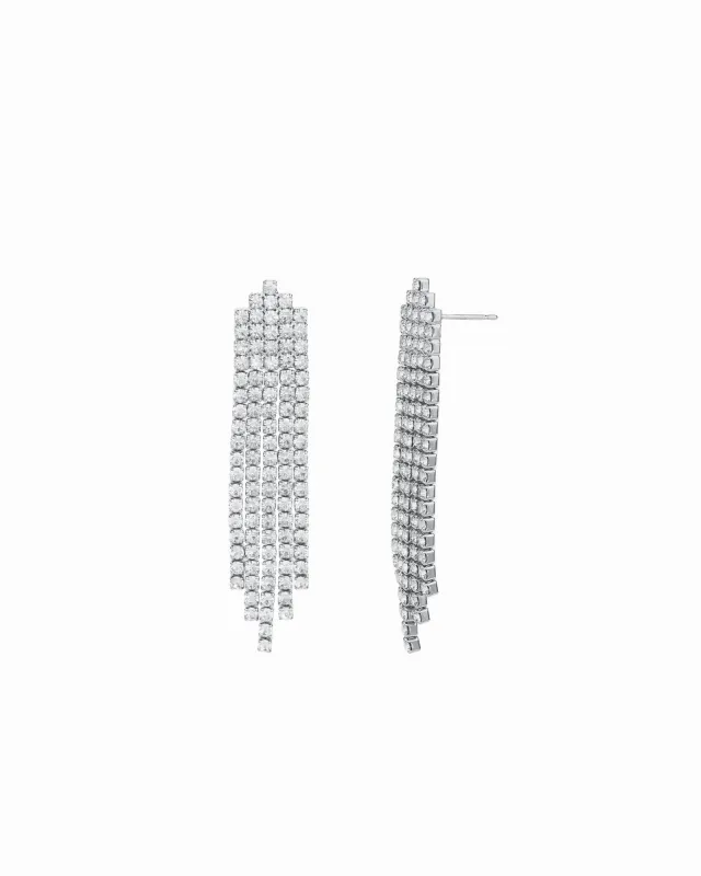Crystal Waterfall Earrings sold by Blue Ruby