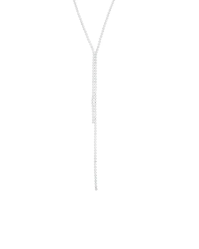 Bezel Crystal Y Lariat sold by Blue Ruby