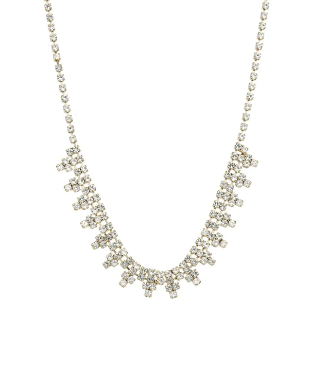 Crystal Cluster Pyramid Necklace sold by Blue Ruby