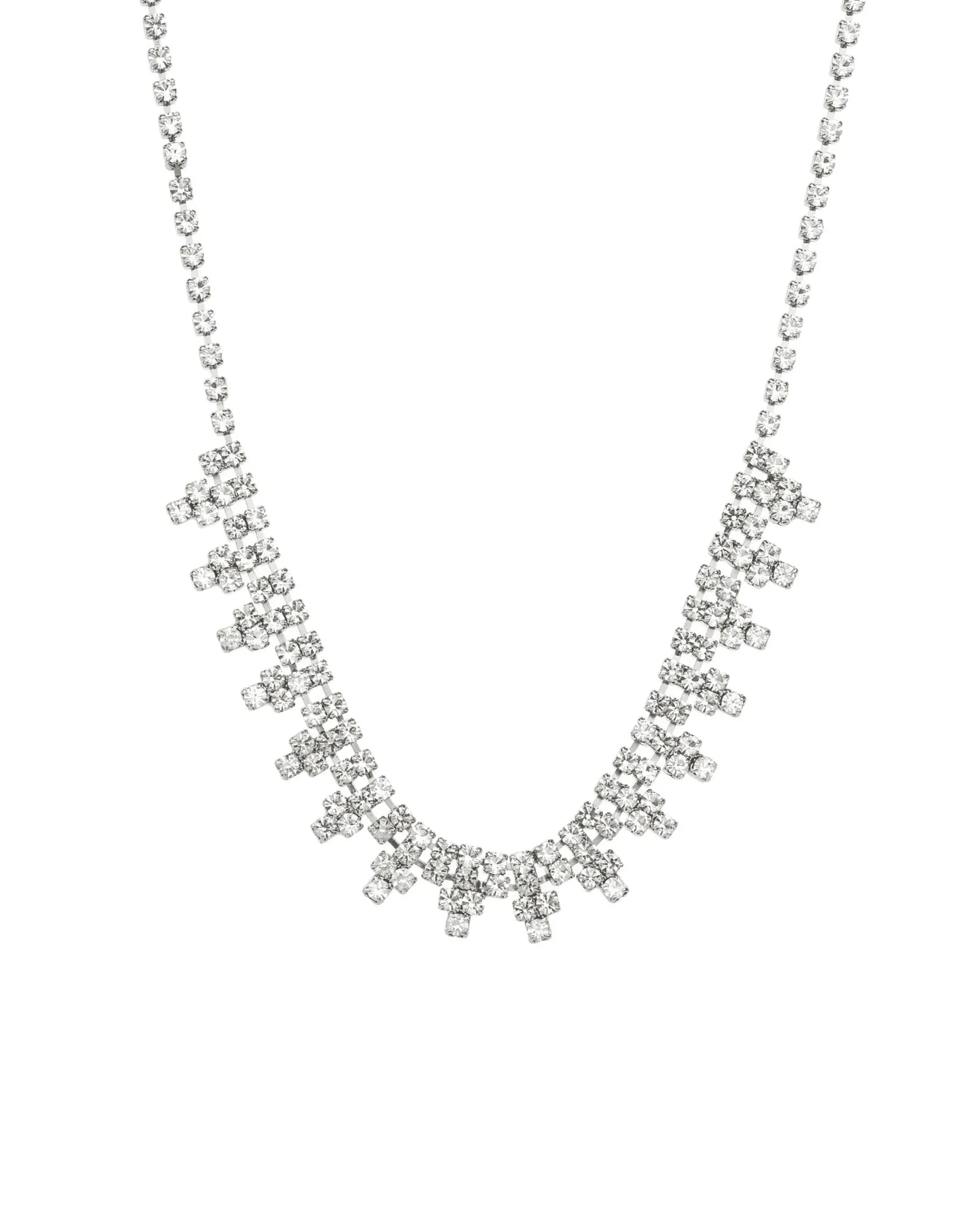 Crystal Cluster Pyramid Necklace sold by Blue Ruby