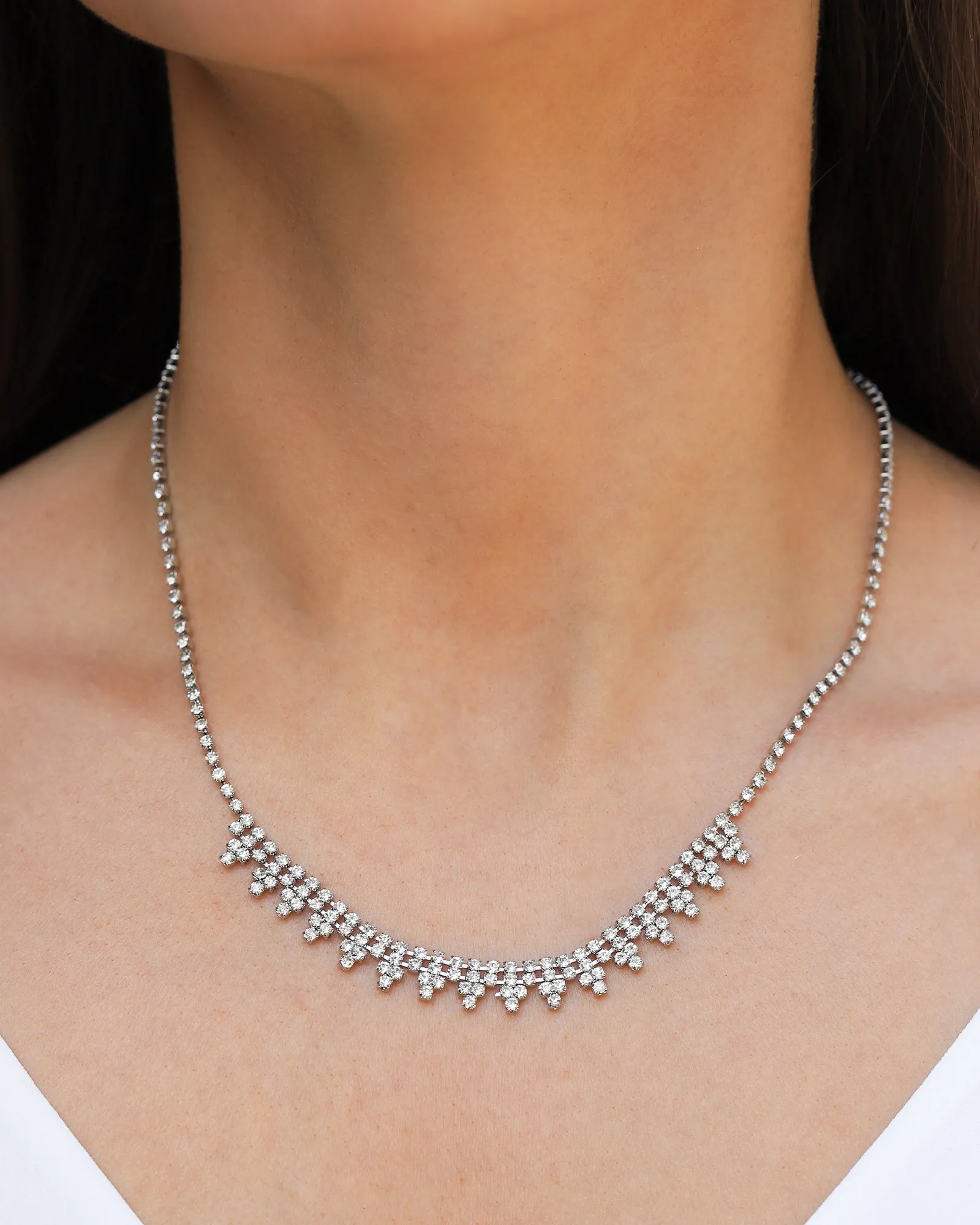 Crystal Cluster Pyramid Necklace sold by Blue Ruby product image thumbnail 2