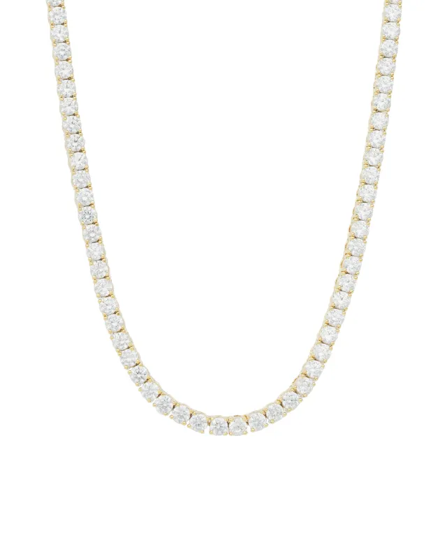 Tennis CZ Necklace | 4mm sold by Blue Ruby