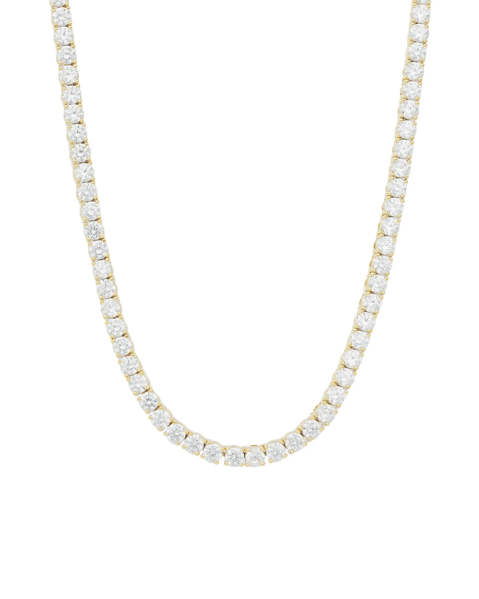 Tennis CZ Necklace | 4mm sold by Blue Ruby