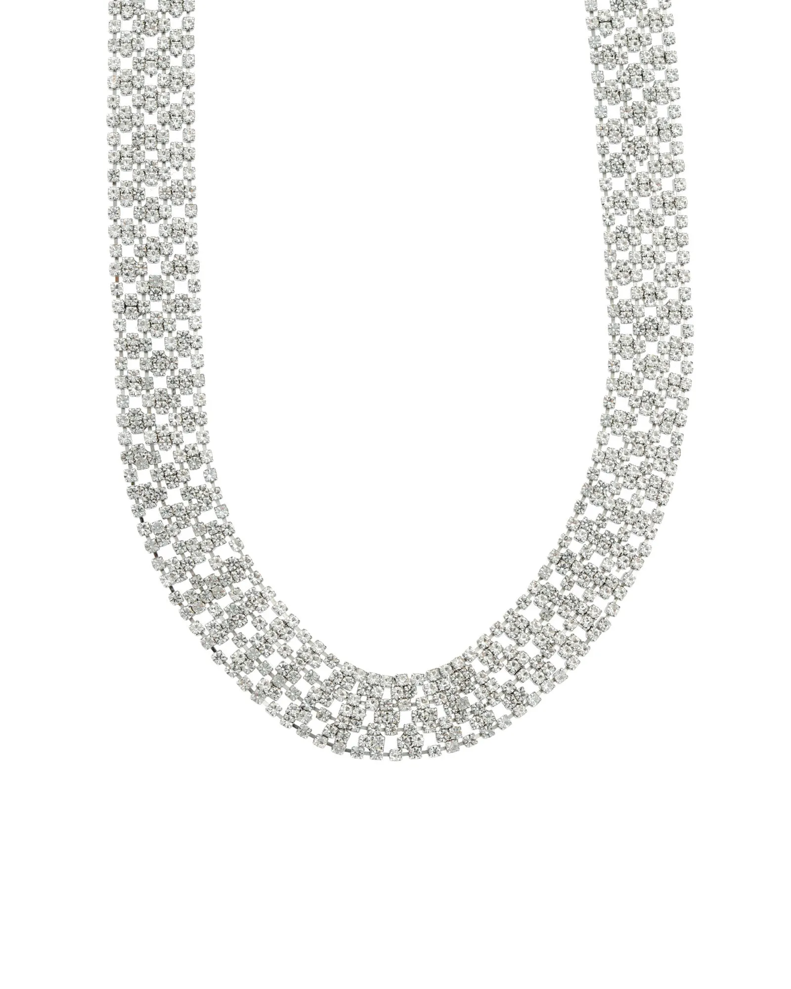 Wide Crystal Mesh Necklace sold by Blue Ruby