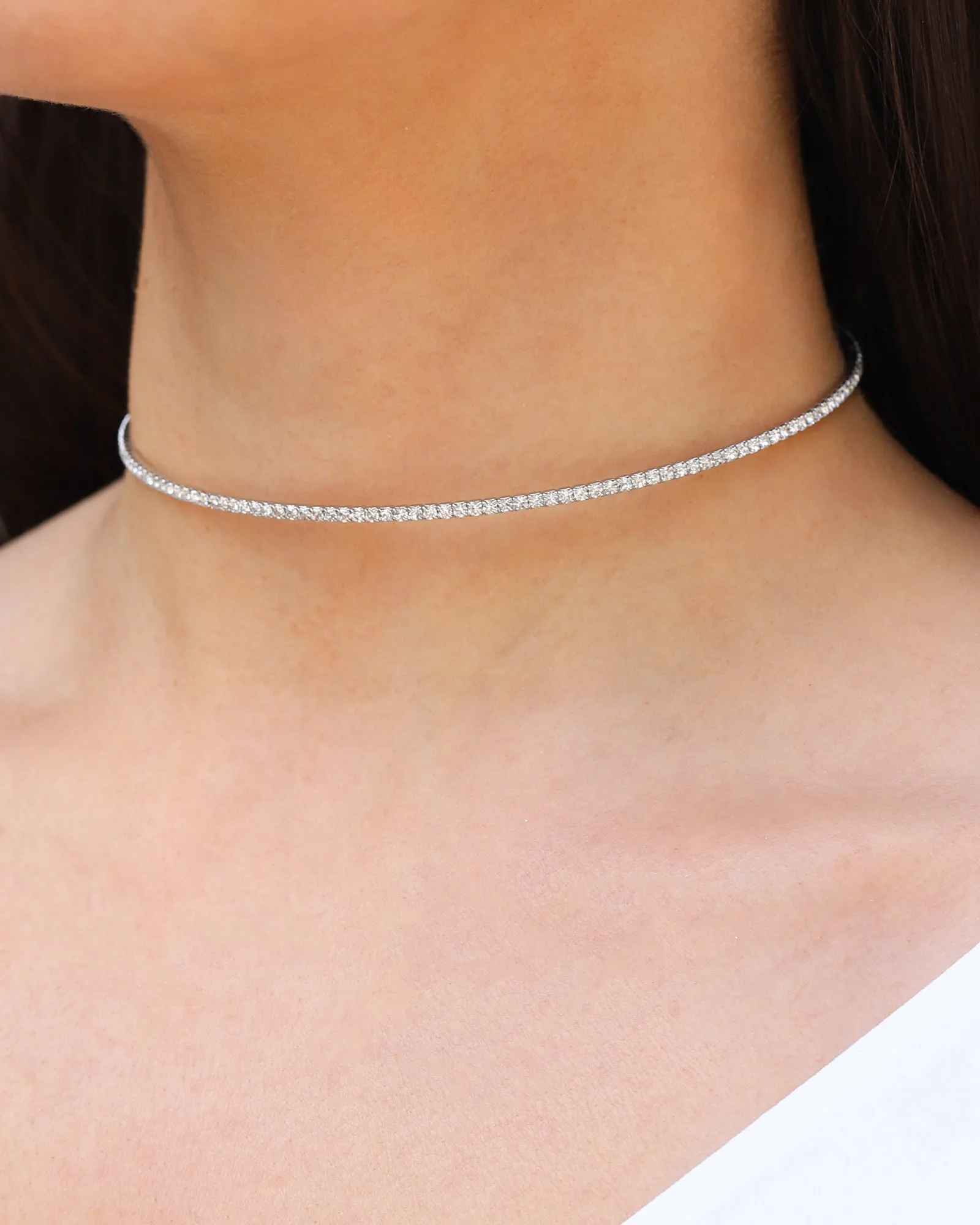 1 Row Crystal Choker sold by Blue Ruby product image thumbnail 2