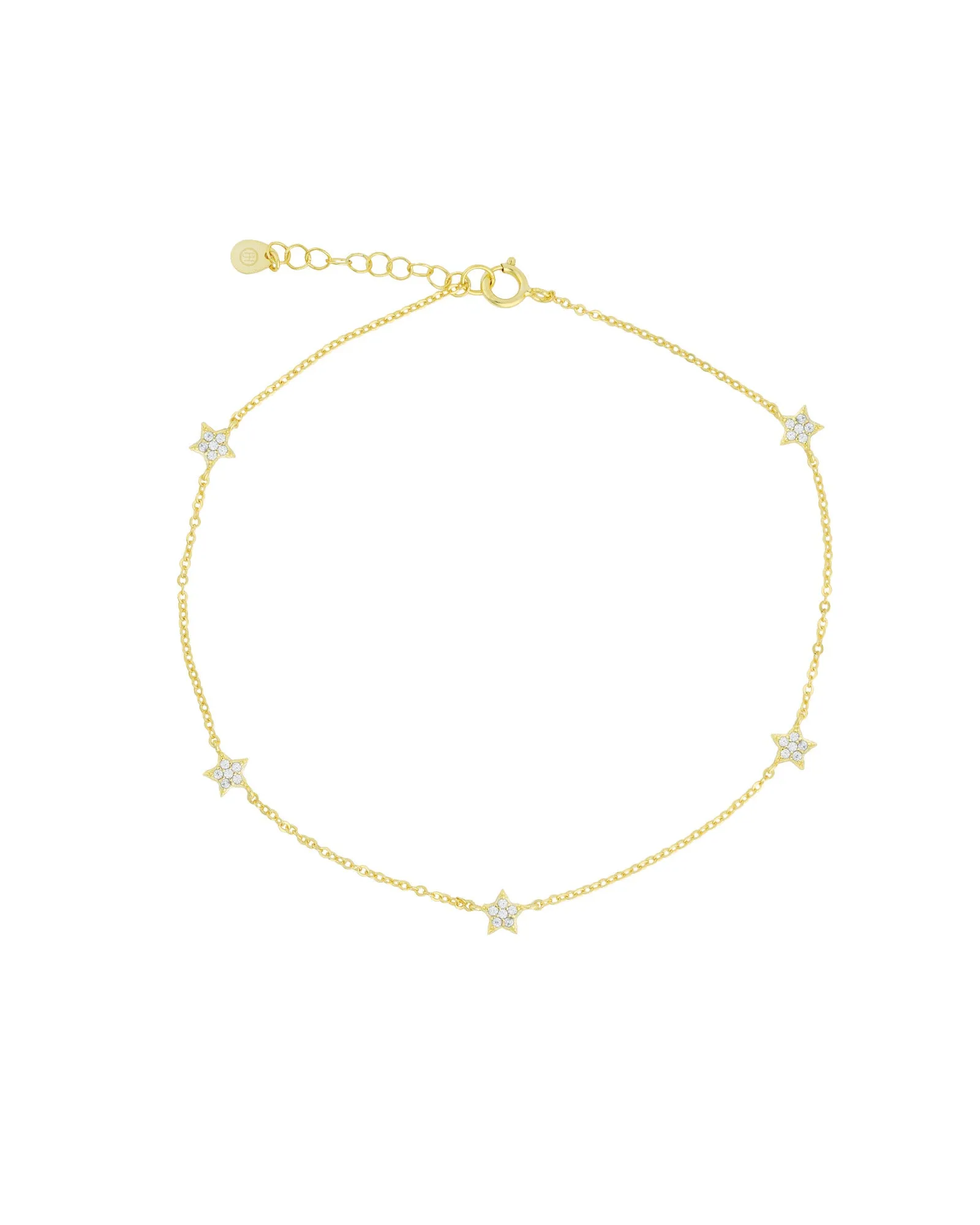 Star Pavé Anklet sold by Blue Ruby