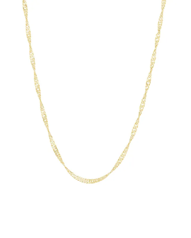 Singapore Chain Necklace sold by Blue Ruby