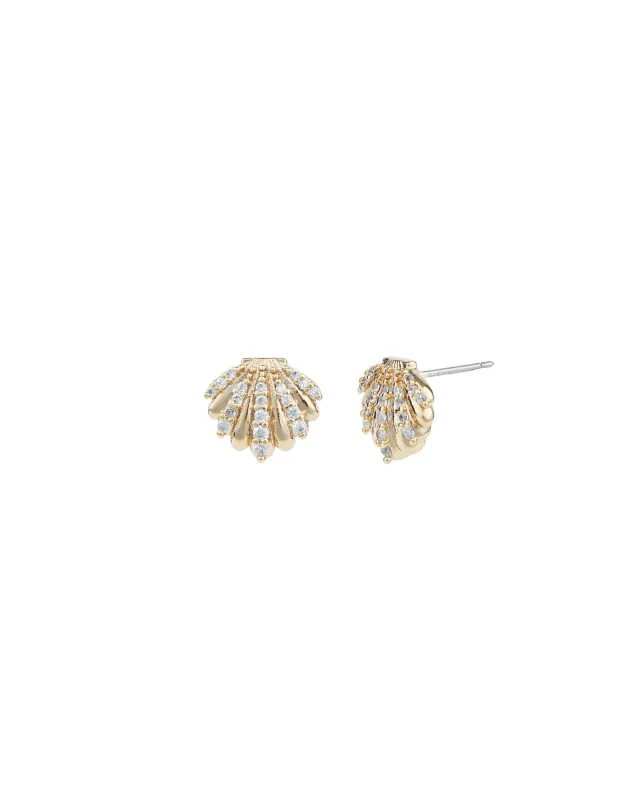 Coquille Studs sold by Blue Ruby