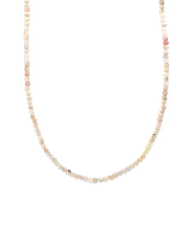 Pink Opal Beaded Necklace sold by Blue Ruby