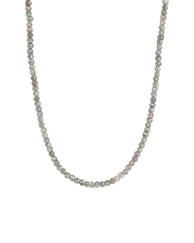 Mystic Labradorite Beaded Necklace sold by Blue Ruby