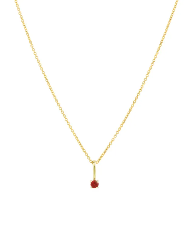 Birthstone Pendant Necklace sold by Blue Ruby