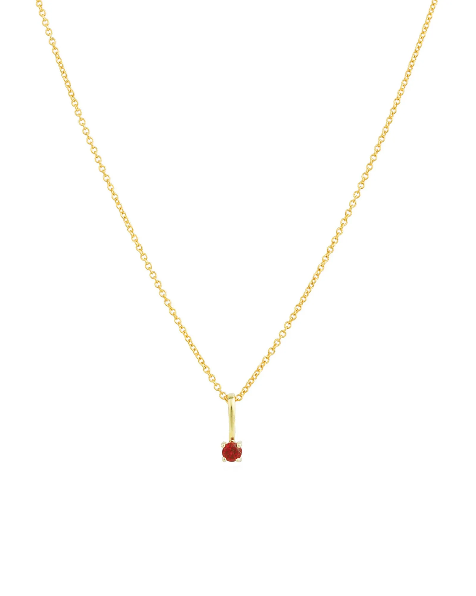 Birthstone Pendant Necklace sold by Blue Ruby