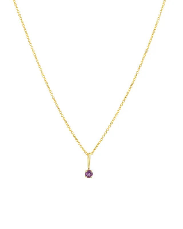 Birthstone Pendant Necklace sold by Blue Ruby