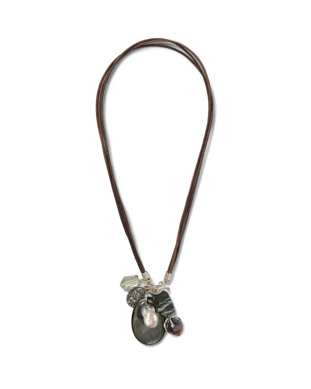 Narcissus Charm Necklace sold by Blue Ruby