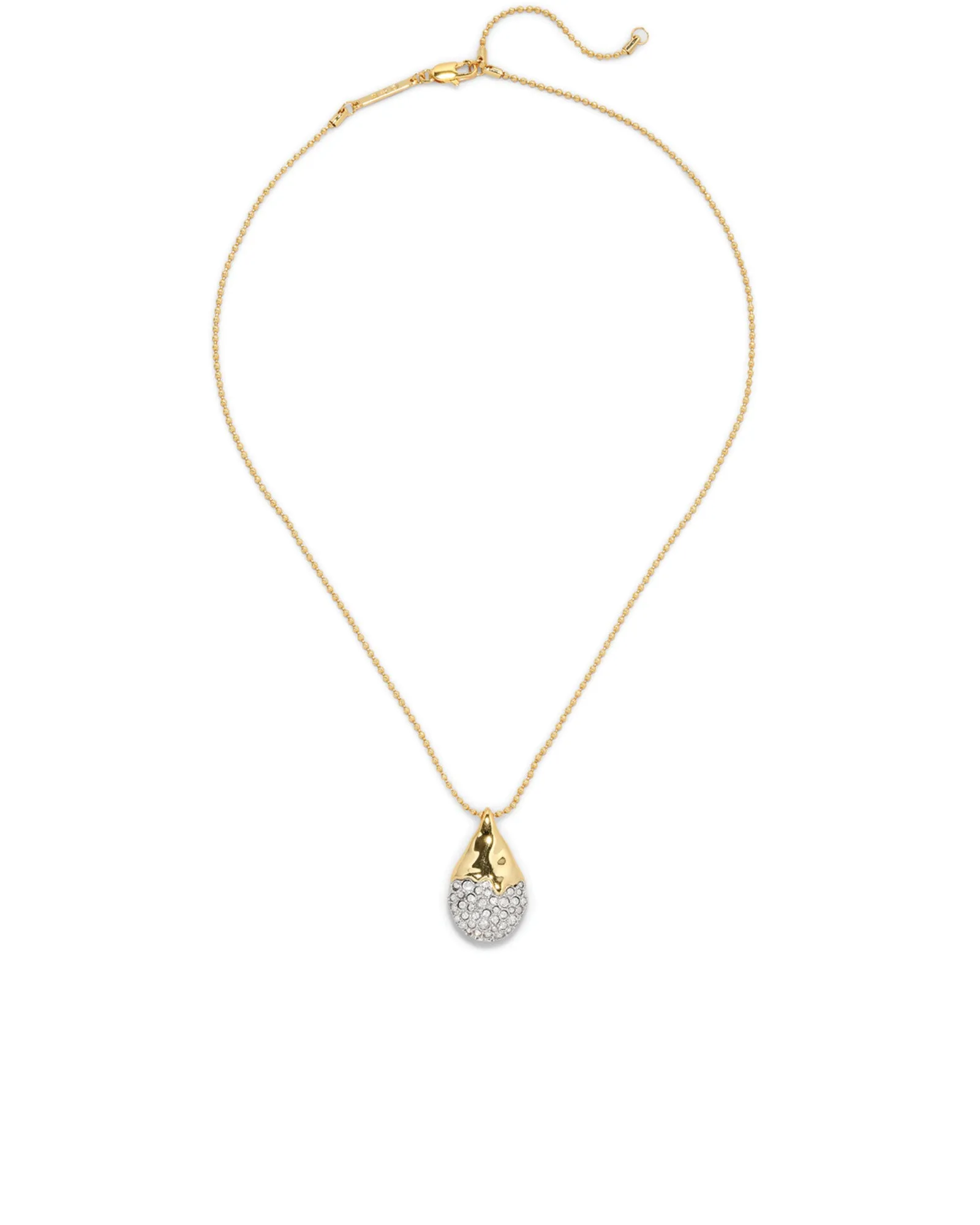 Solanales Crystal Pavé Teardrop Necklace sold by Blue Ruby product image thumbnail 2