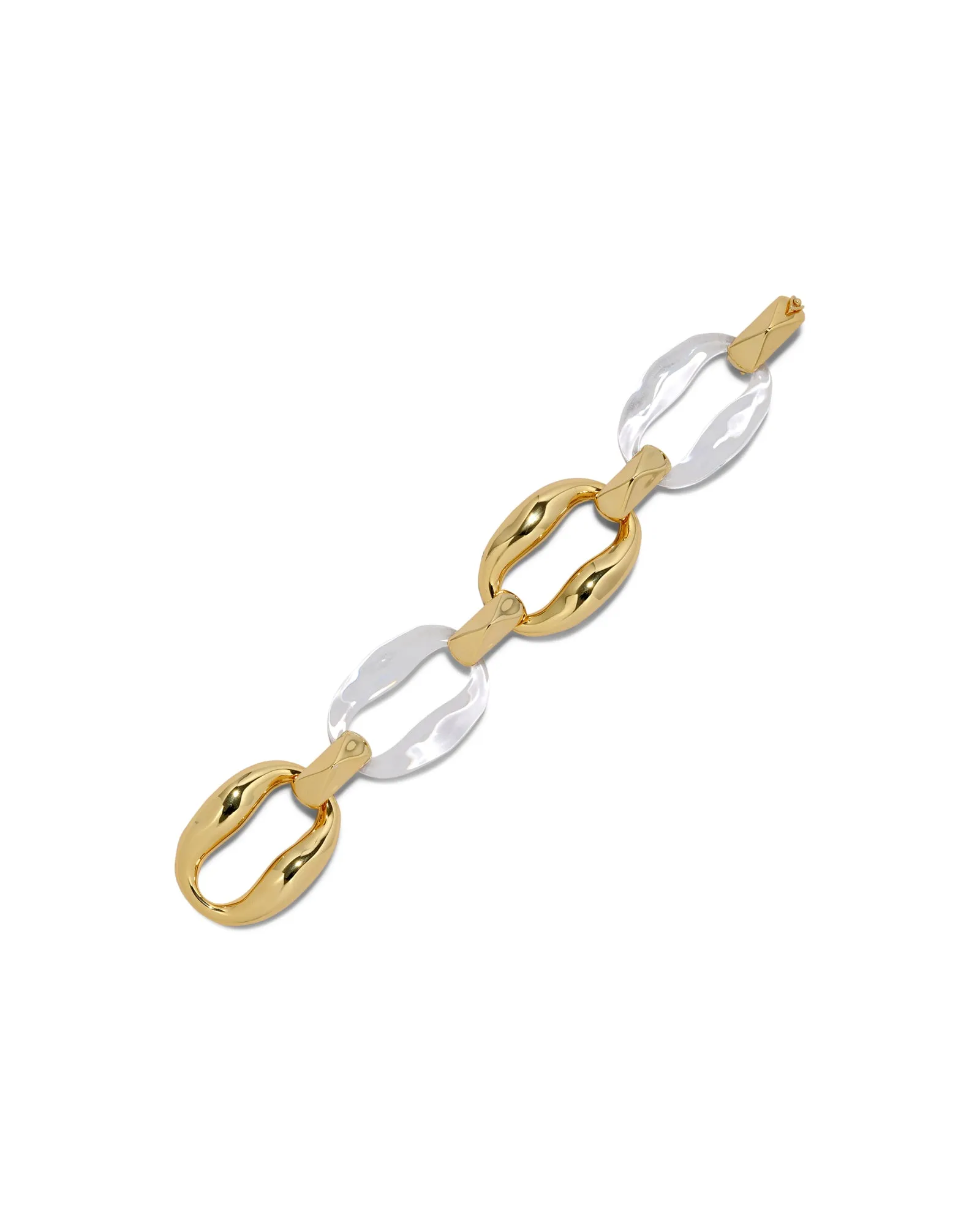 Liquid Lucite Link Bracelet sold by Blue Ruby