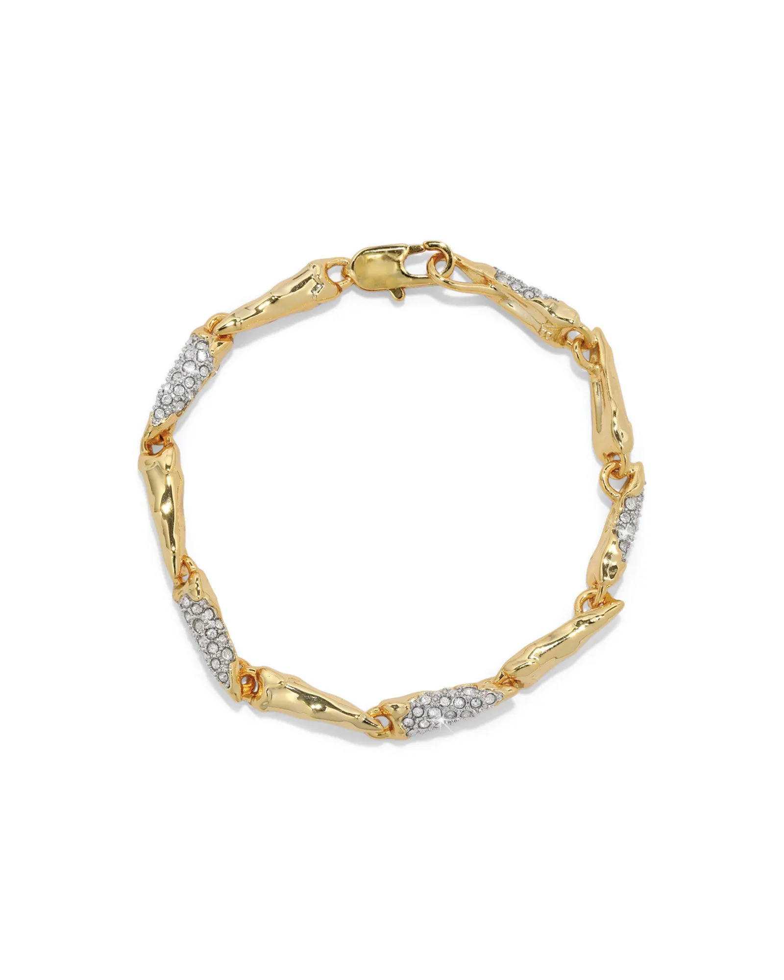 Solanales Crystal Linked Spear Bracelet sold by Blue Ruby