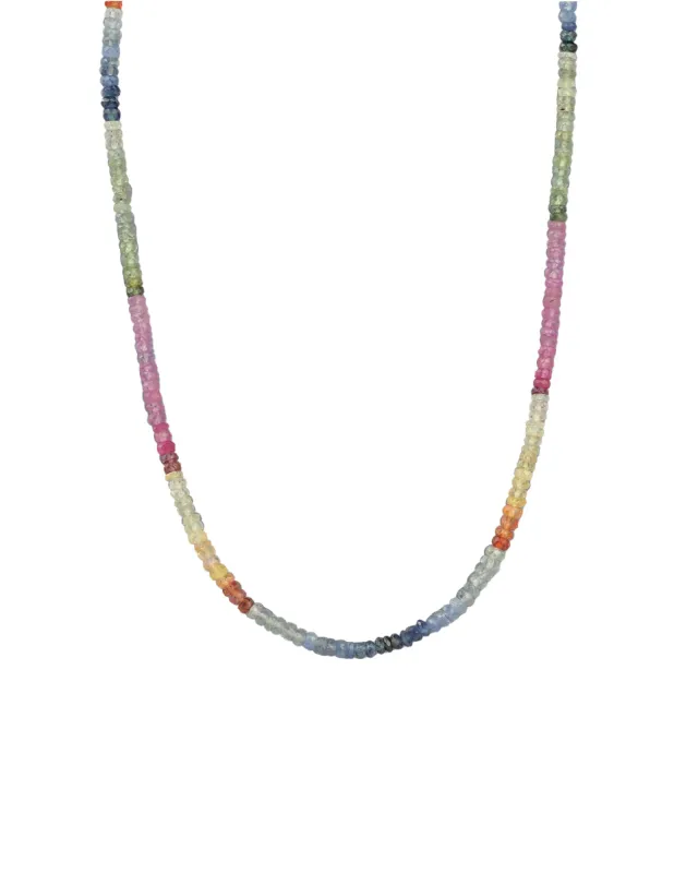 Mix Stone Necklace | 3.5mm sold by Blue Ruby