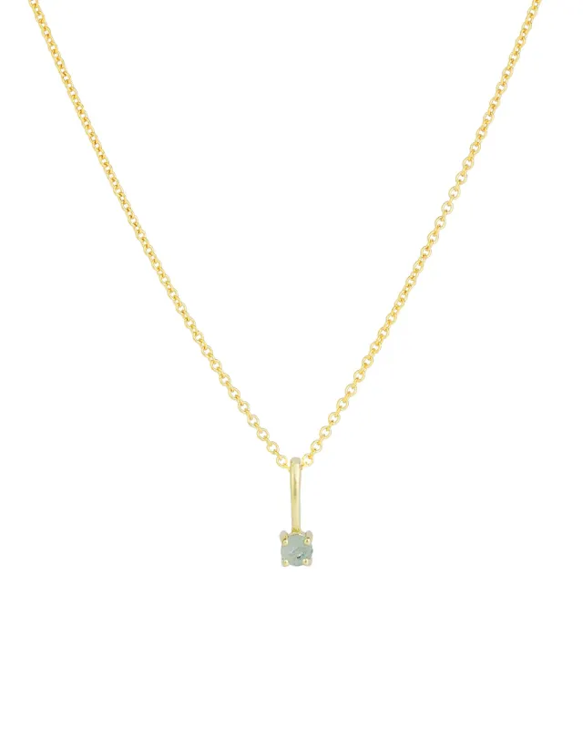 Birthstone Pendant Necklace sold by Blue Ruby