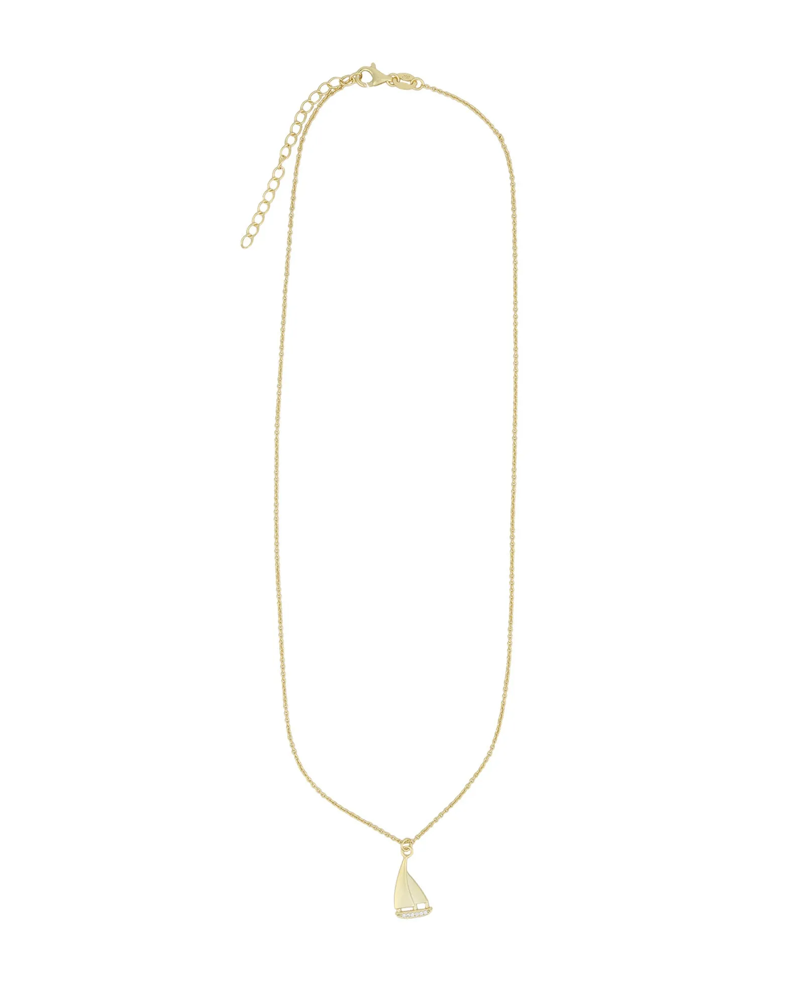 Sailboat Pavé Necklace sold by Blue Ruby product image thumbnail 3