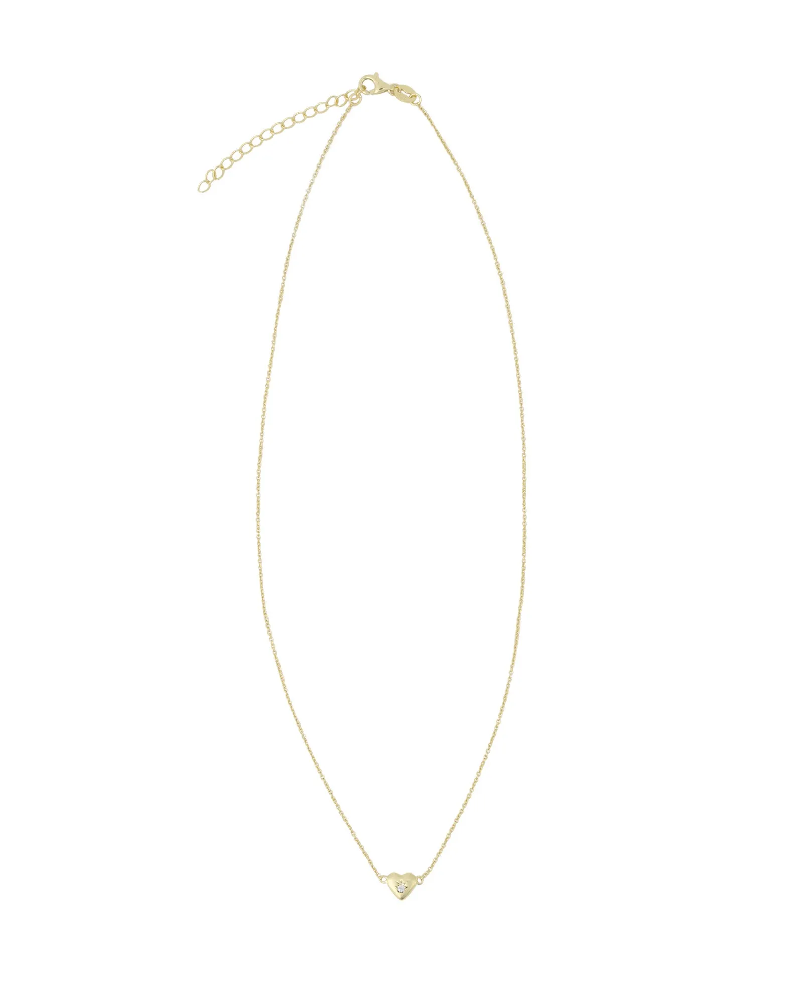 Heart Starburst CZ Necklace sold by Blue Ruby product image thumbnail 3