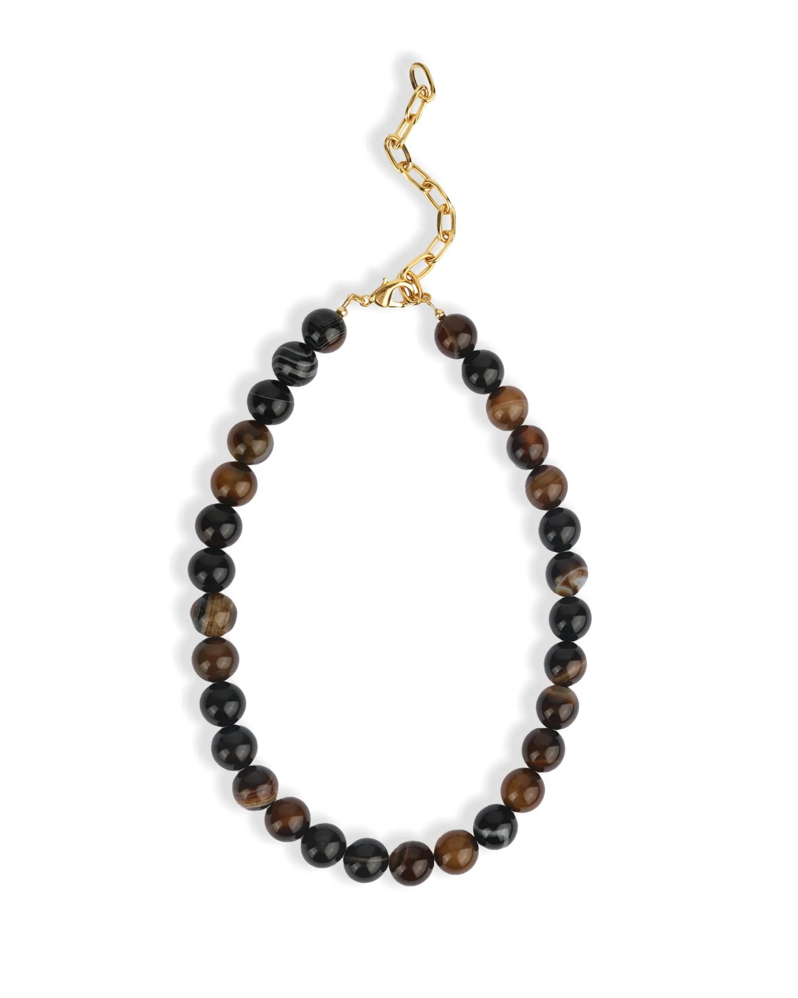 Chunky Beaded Necklace | 12mm sold by Blue Ruby product image thumbnail 3