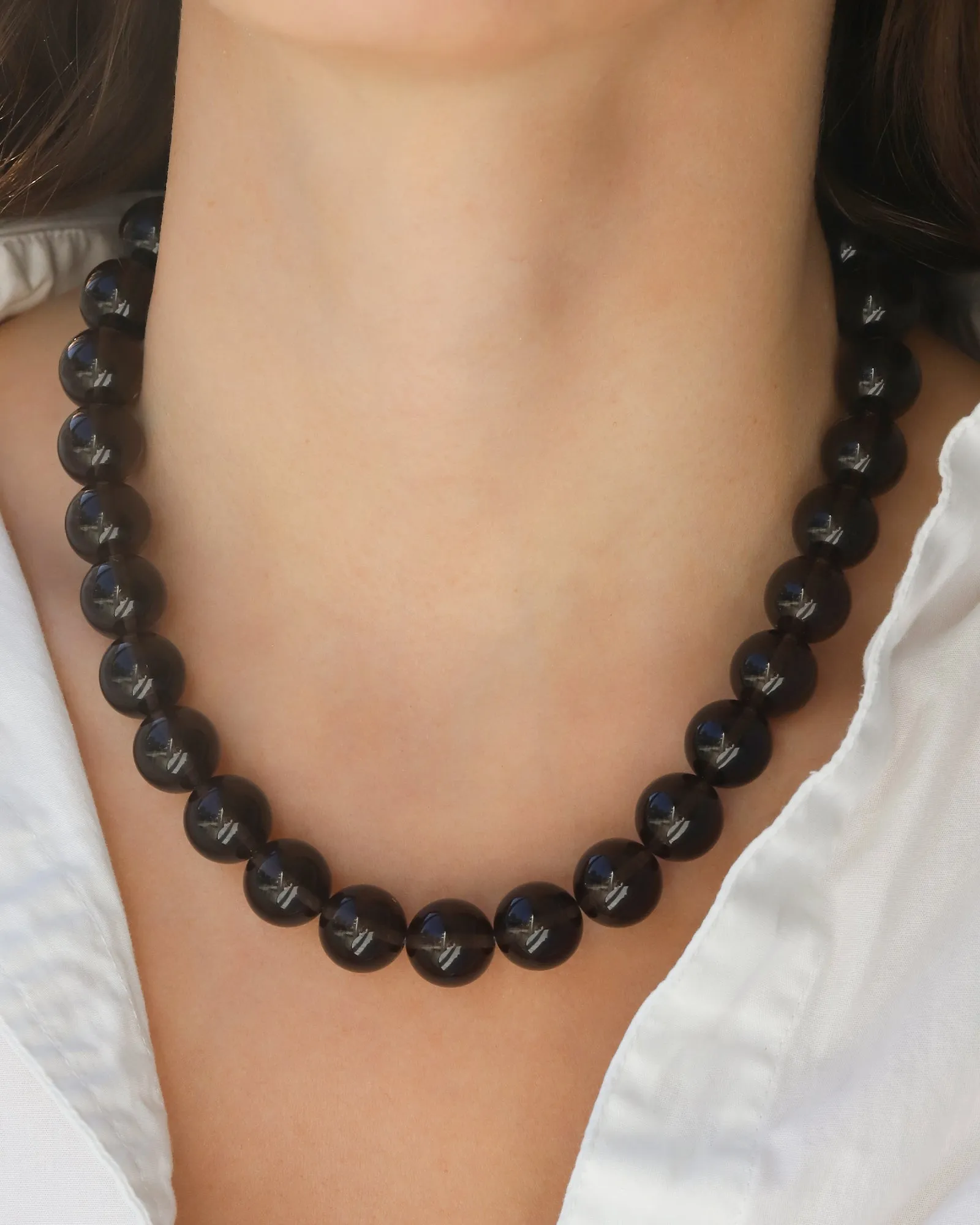 Chunky Beaded Necklace | 14mm sold by Blue Ruby product image thumbnail 2