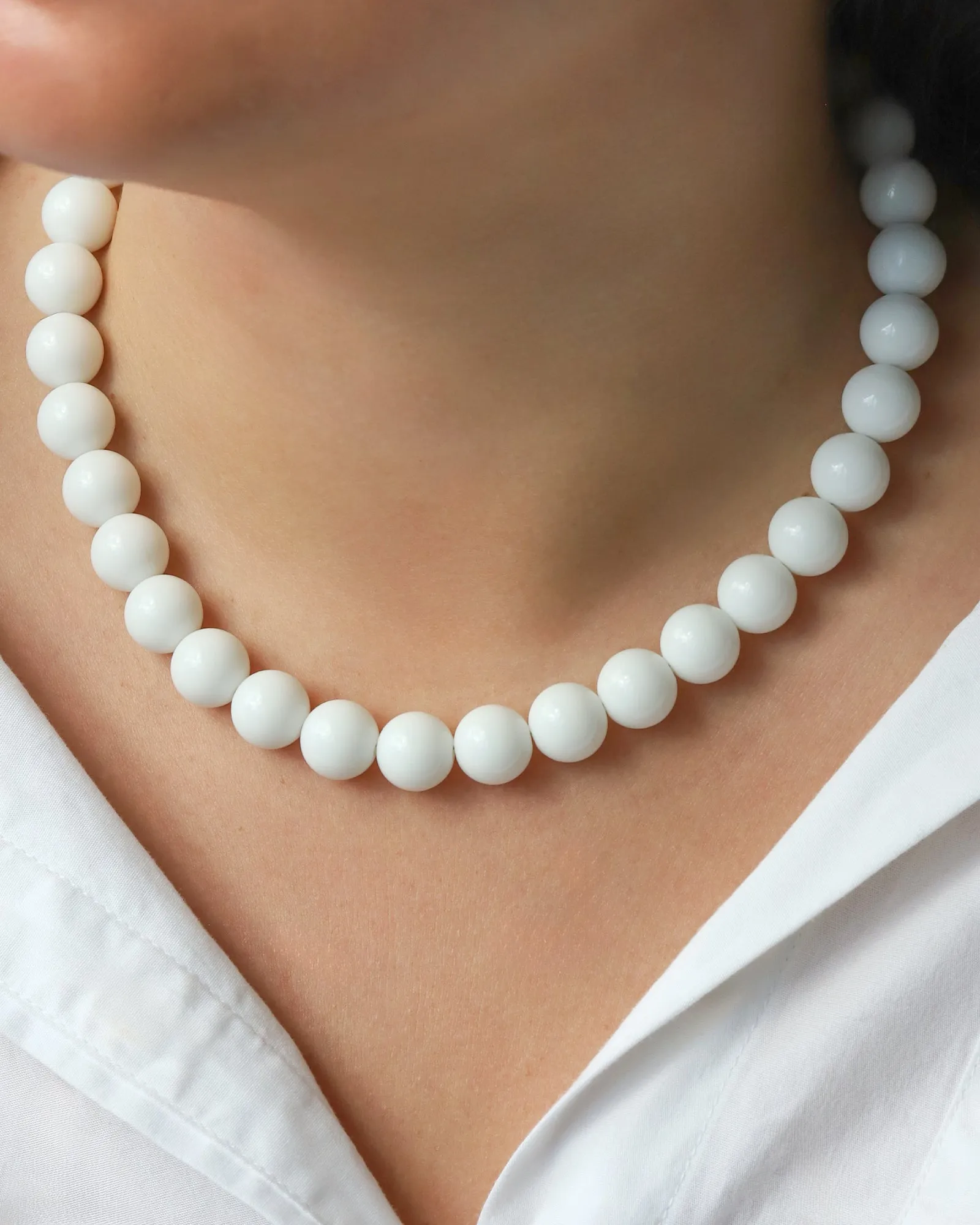 Chunky Beaded Necklace | 12mm sold by Blue Ruby product image thumbnail 2