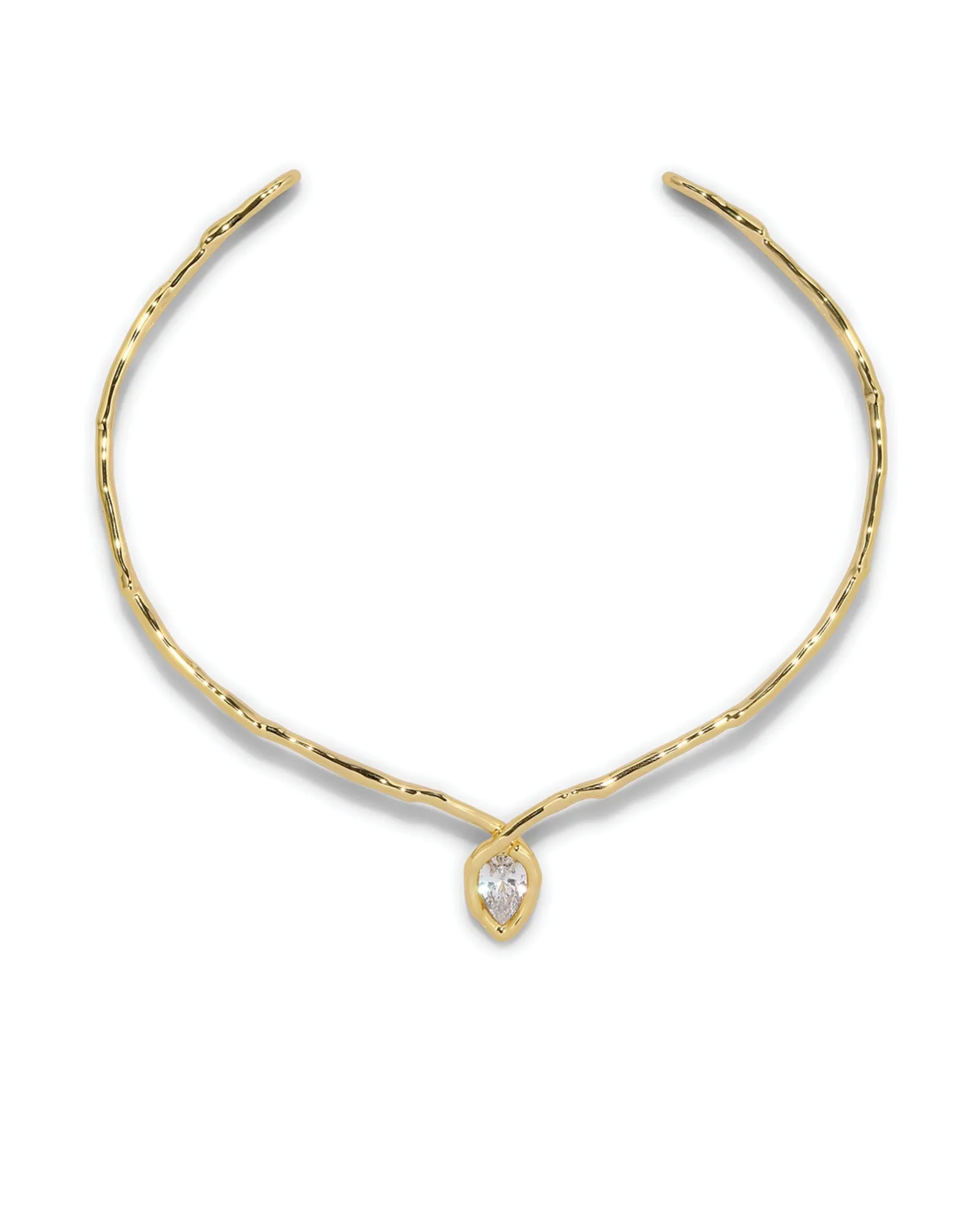 Asterales Gold Floating Collar Necklace sold by Blue Ruby
